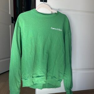 Sporty & Rich Vibrant Green Crewneck